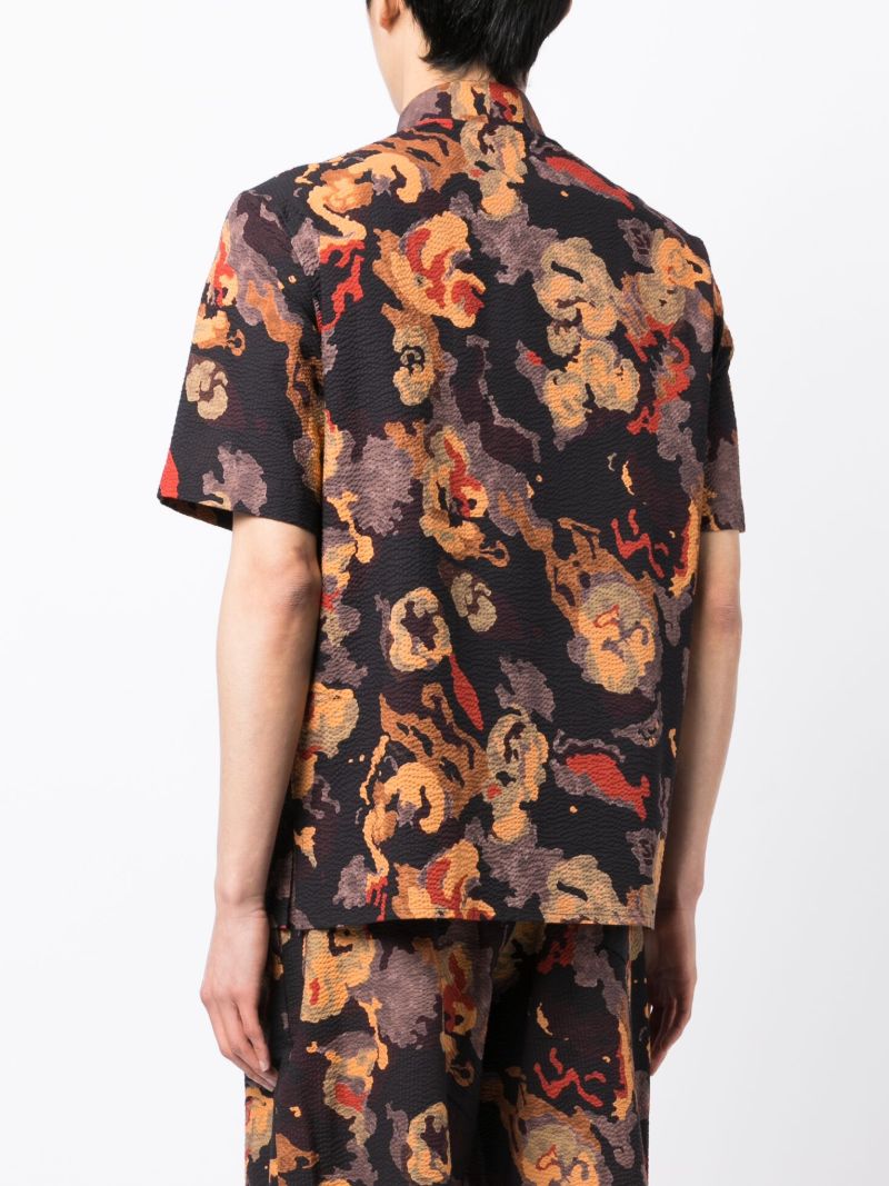 Black Lilypond Seersucker Shirt