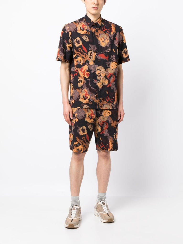 Black Lilypond Seersucker Shirt