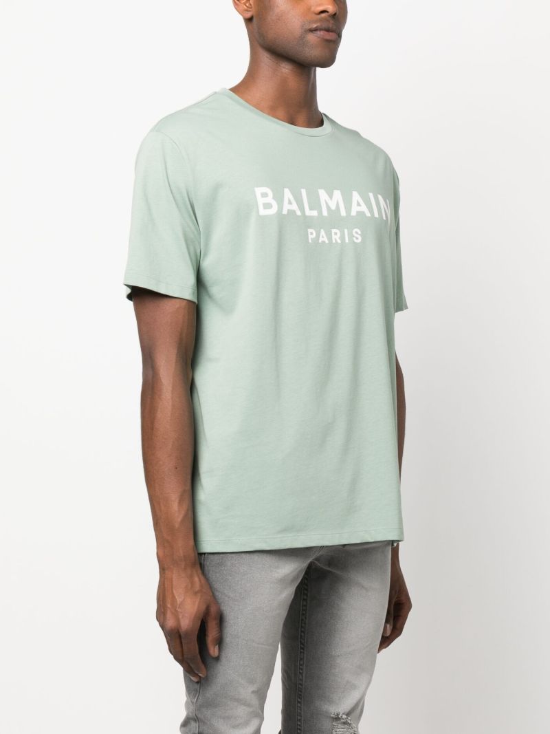 Green Logo Print T-shirt