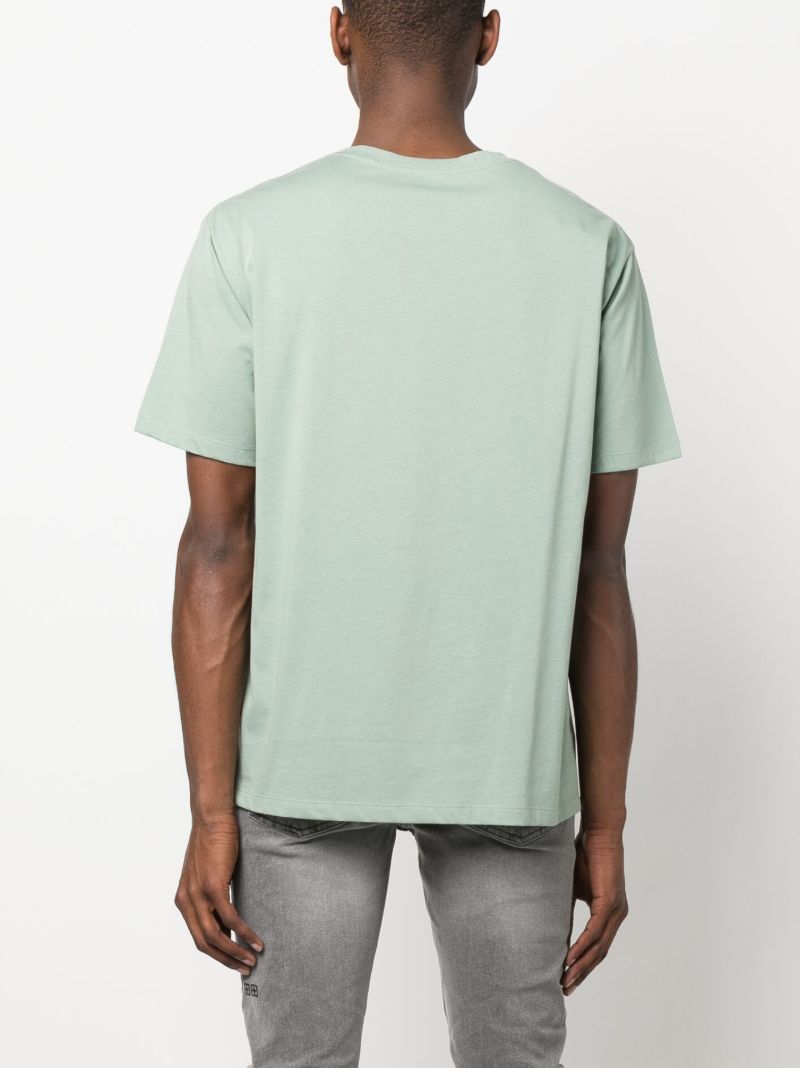Green Logo Print T-shirt