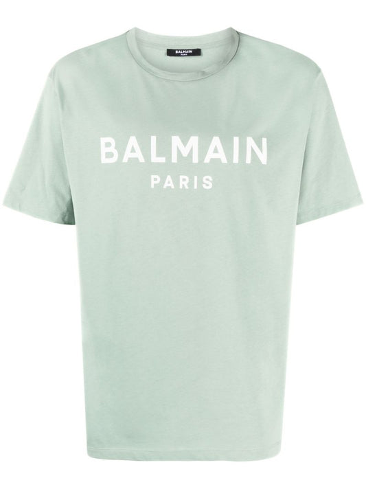 Green Logo Print T-shirt