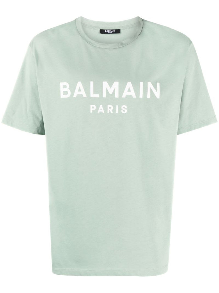 Green Logo Print T-shirt