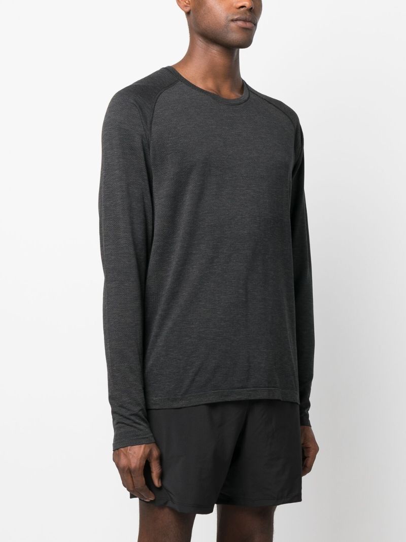 Black Metal Vent Tech Half-zip Sweatshirt