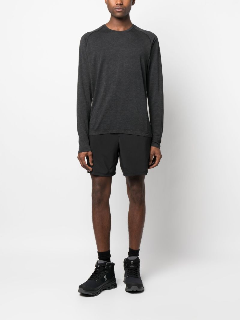 Black Metal Vent Tech Half-zip Sweatshirt