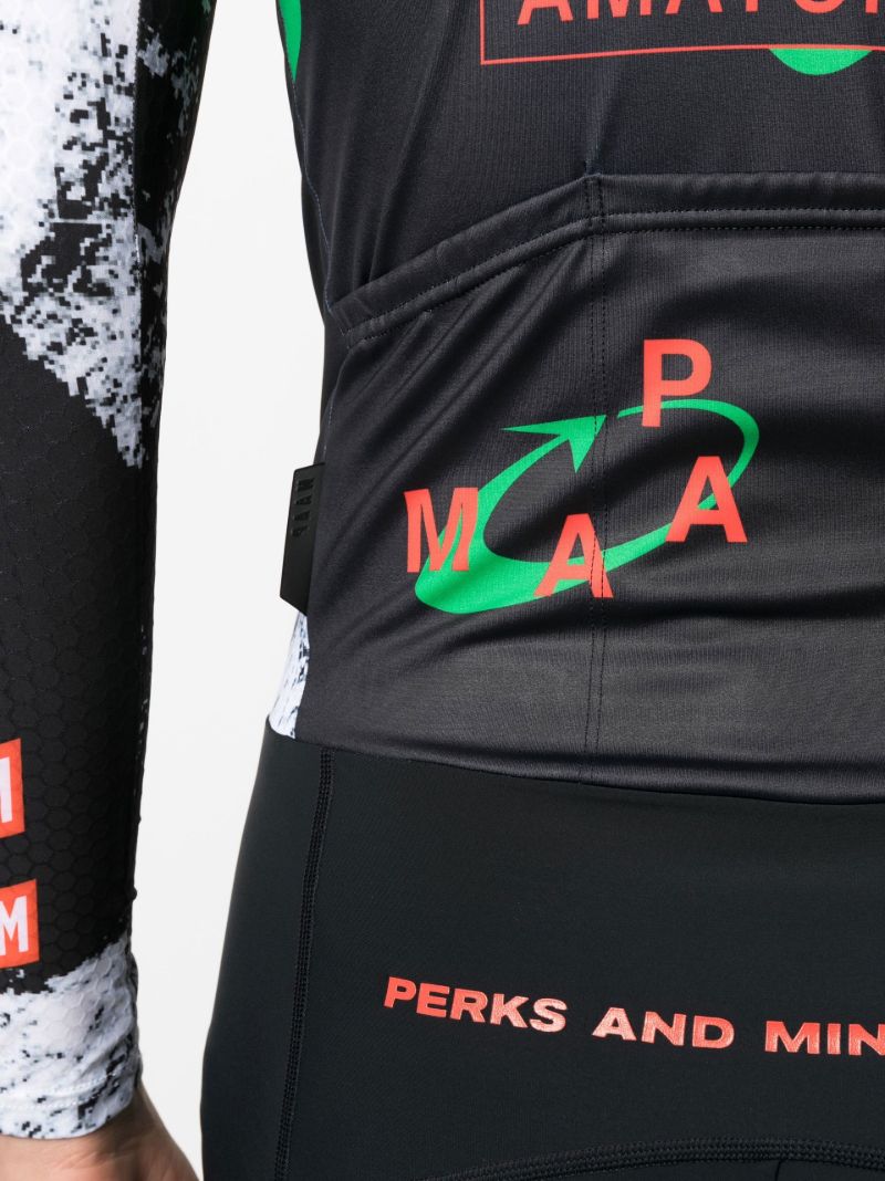 X P.a.m. Black Logo Cycling Skin Suit