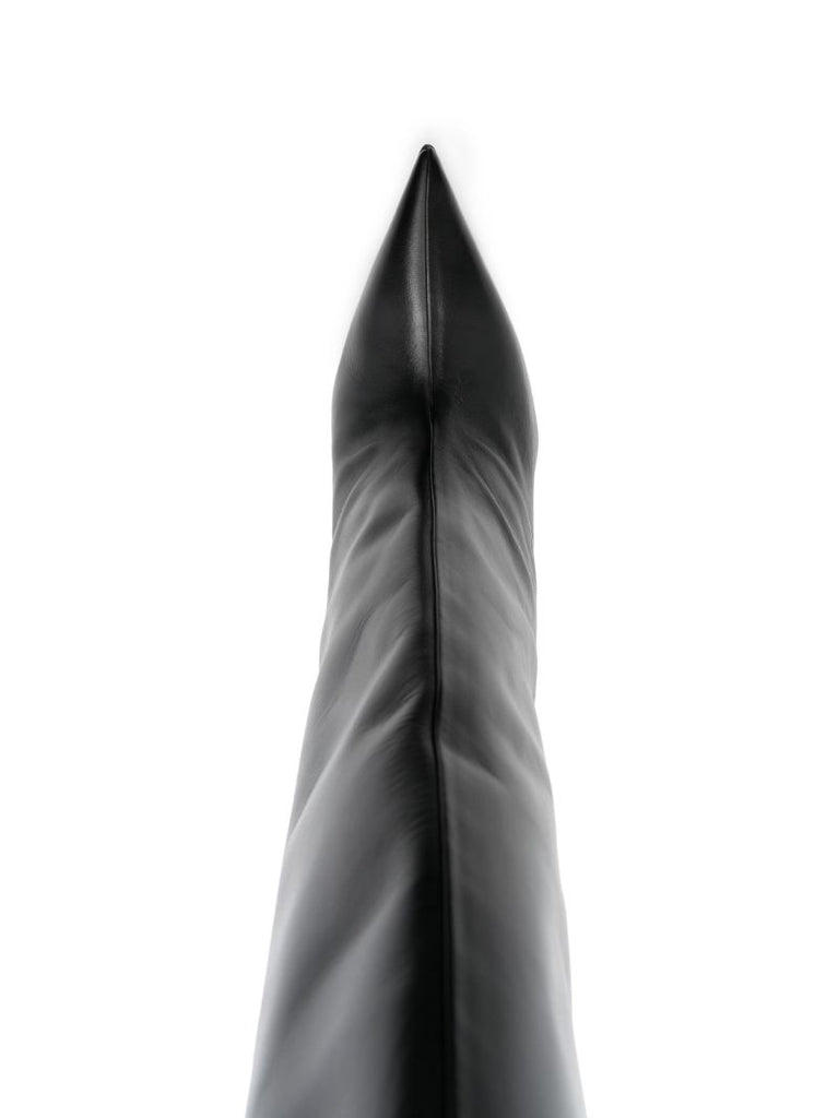 Black Cheope 105 Leather Knee-high Boots