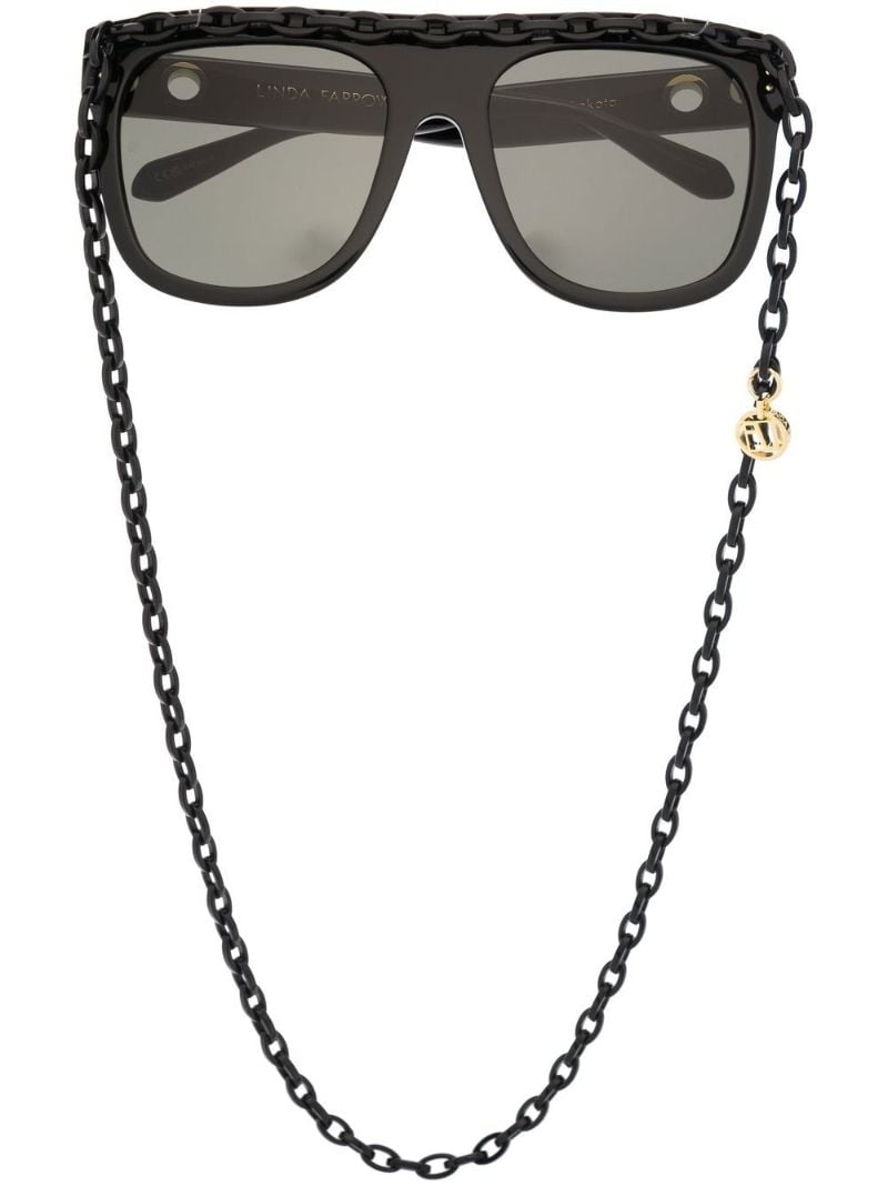 Black Square Frame Sunglasses