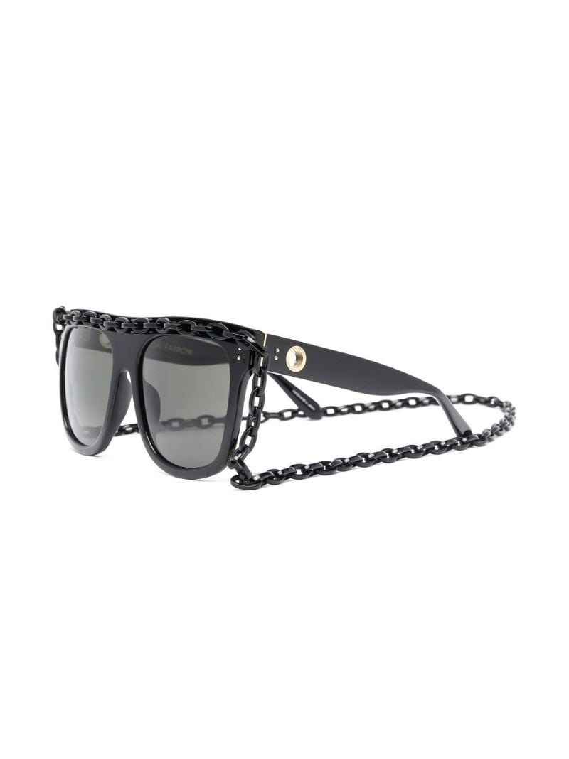 Black Square Frame Sunglasses