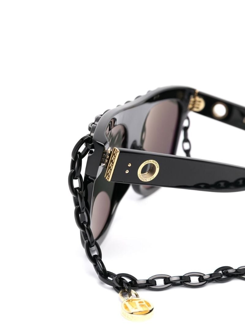 Black Square Frame Sunglasses