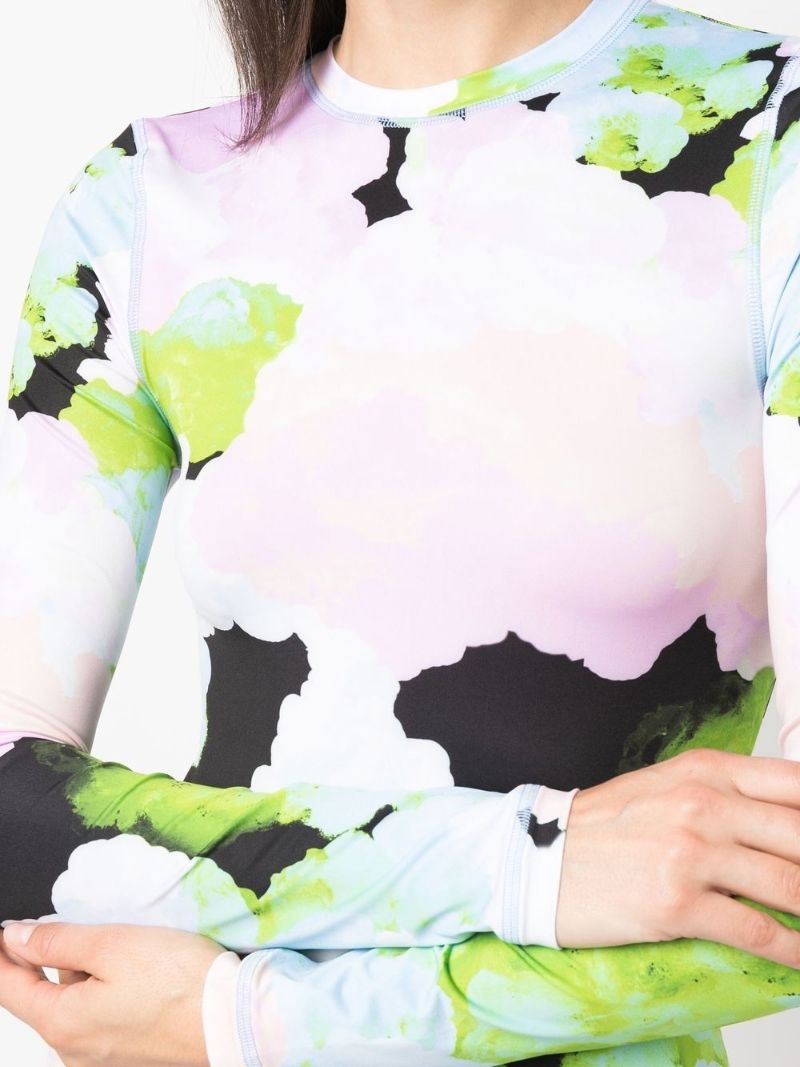 Blue Juno Printed Top