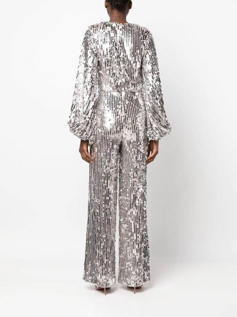 Silver Sequinned Jumpsuit
