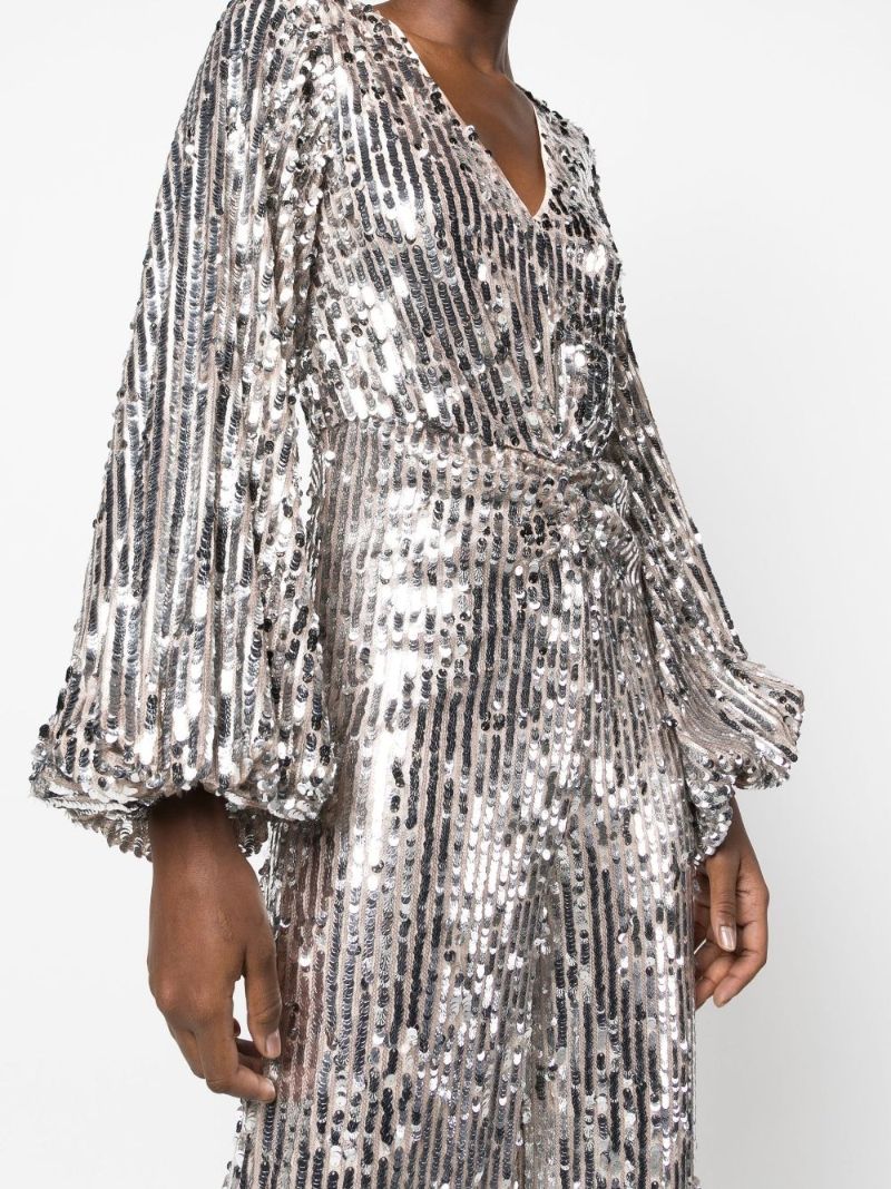 Silver Sequinned Jumpsuit