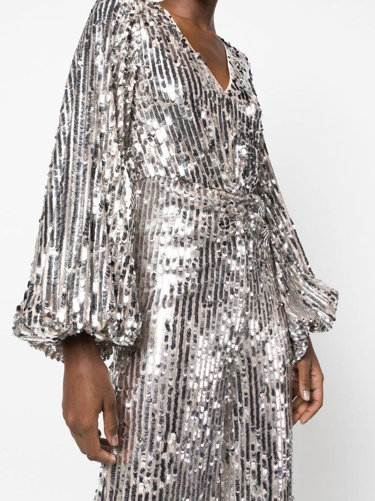 Silver Sequinned Jumpsuit