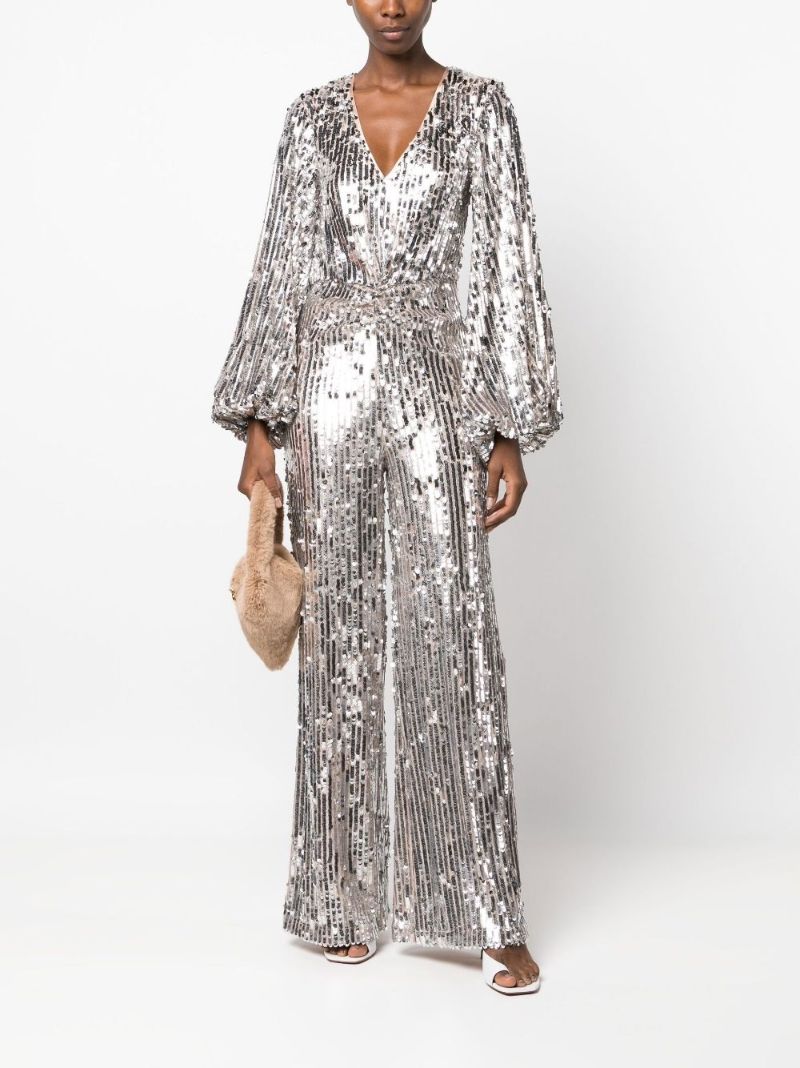Silver Sequinned Jumpsuit