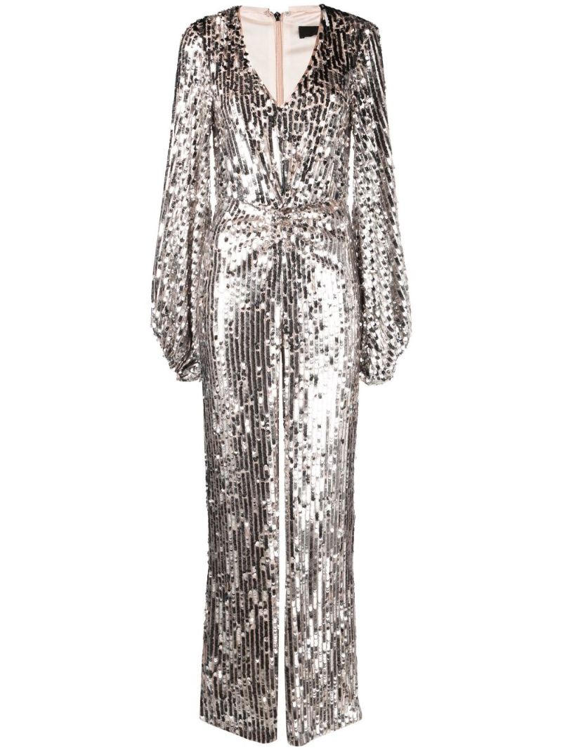 Silver Sequinned Jumpsuit