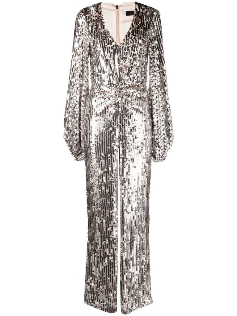 Silver Sequinned Jumpsuit