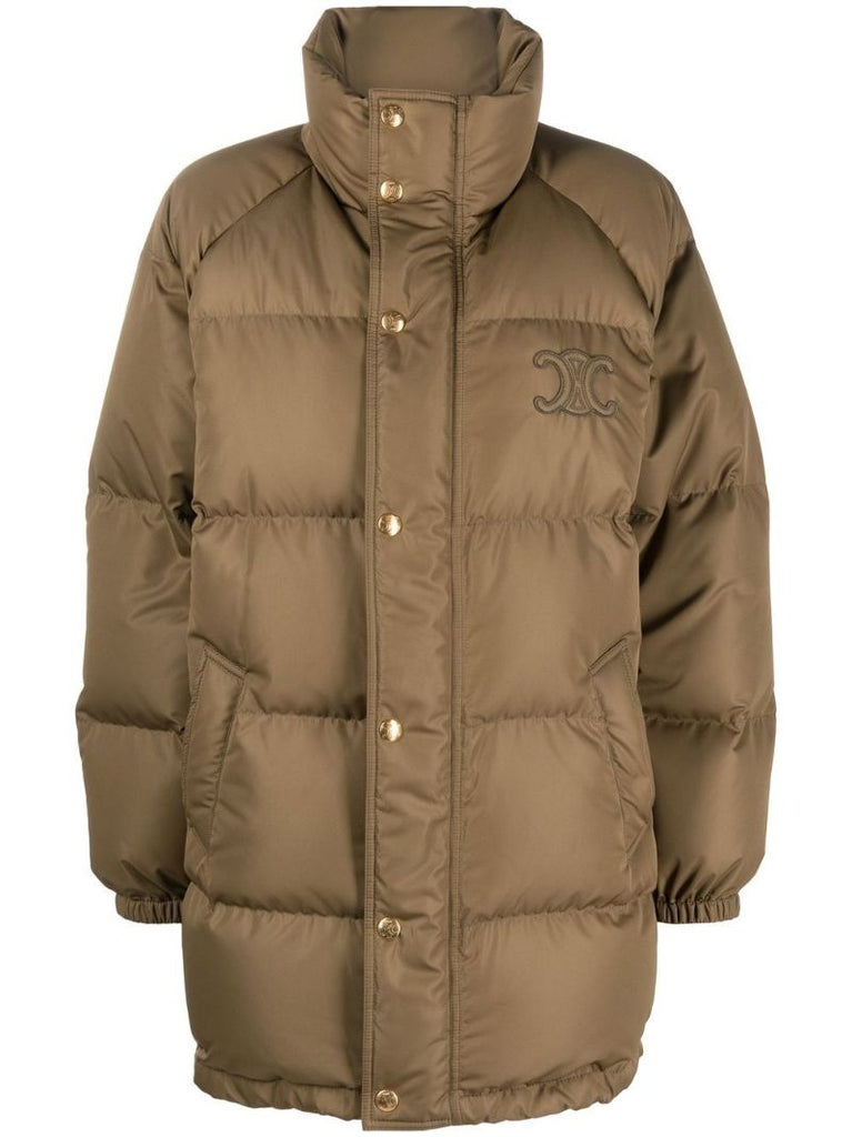 Brown Oversized Puffer Coat