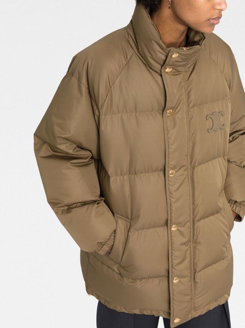 Brown Oversized Puffer Coat