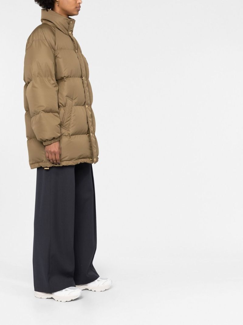 Brown Oversized Puffer Coat
