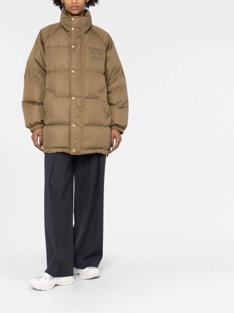 Brown Oversized Puffer Coat