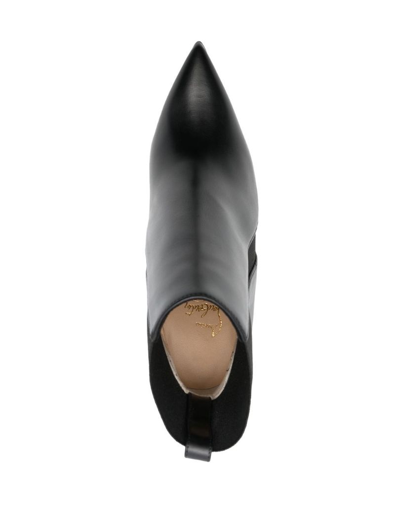 Black Chelsea Chick Booty 100 Ankle Boots