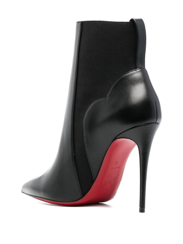 Black Chelsea Chick Booty 100 Ankle Boots
