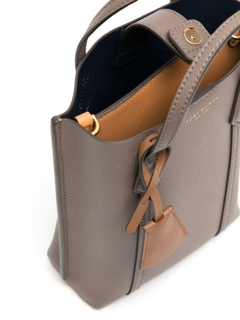 Brown Perry Leather Cross Body Bag