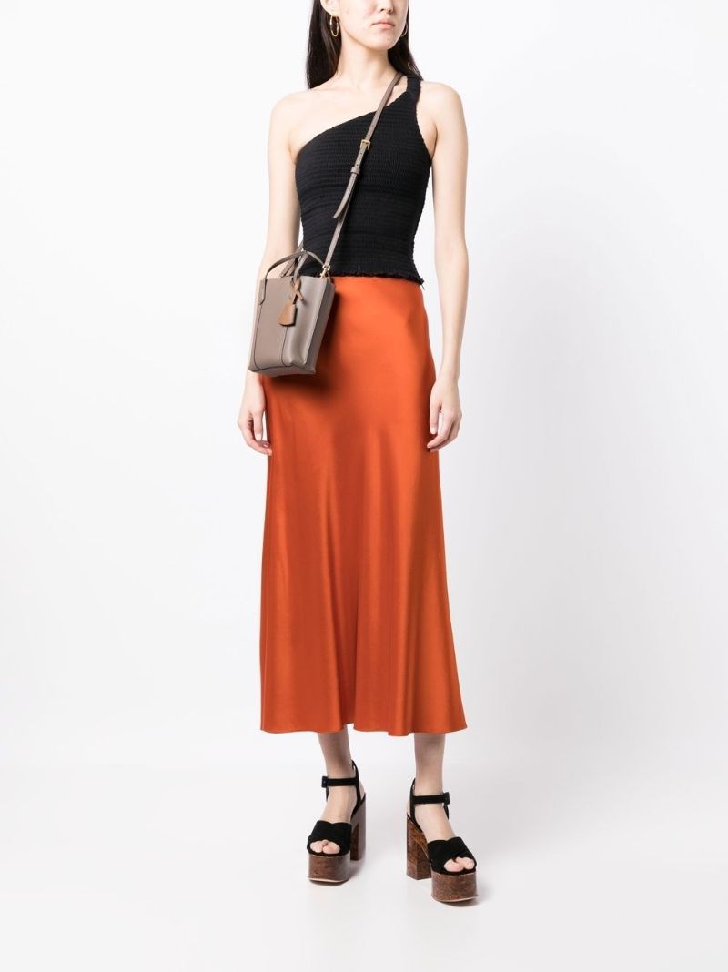 Brown Perry Leather Cross Body Bag