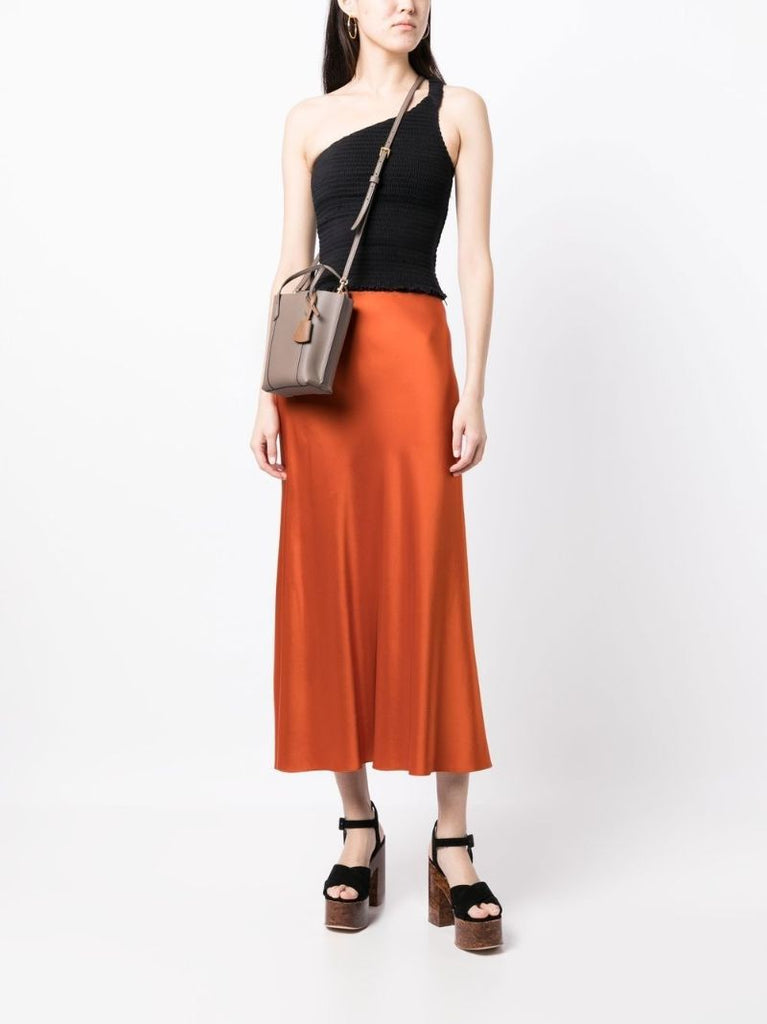 Brown Perry Leather Cross Body Bag