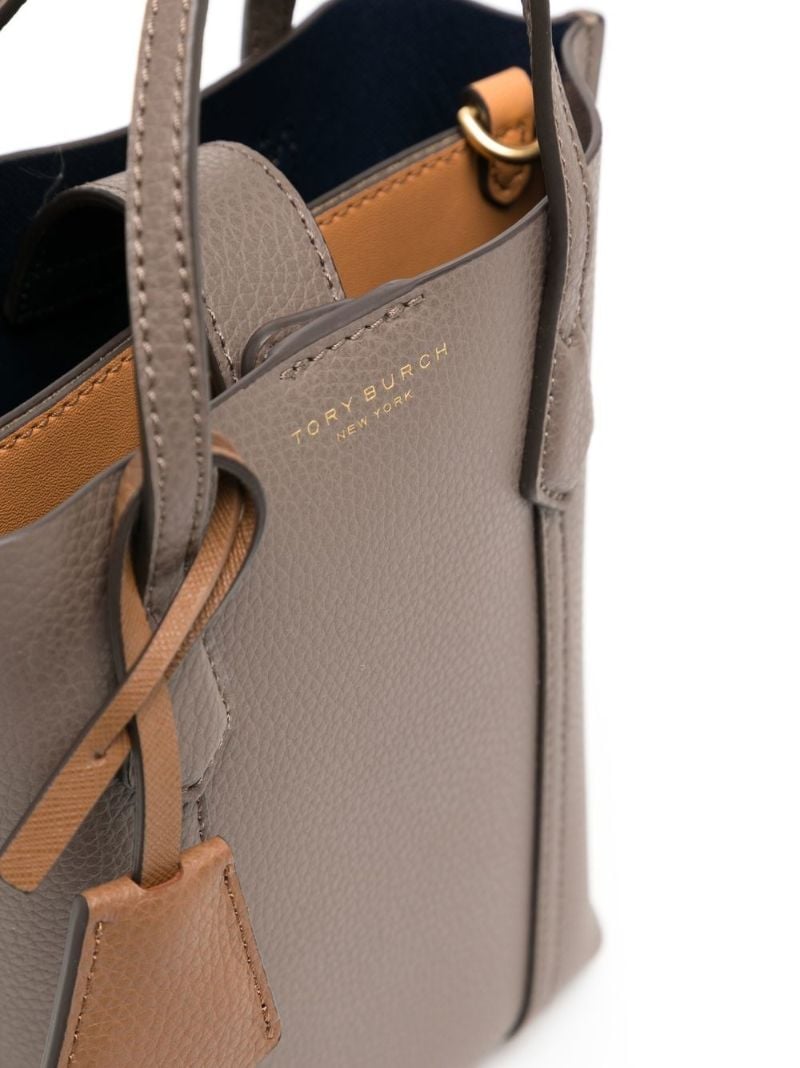 Brown Perry Leather Cross Body Bag