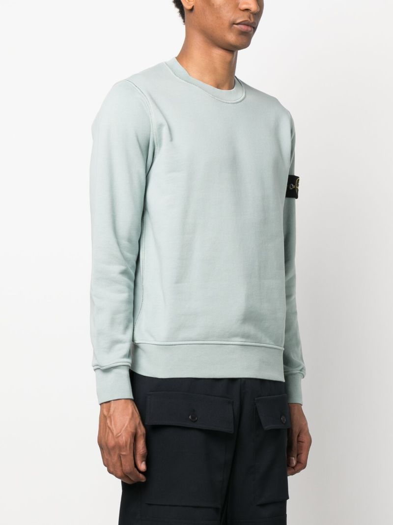 Sky Blue Cotton Sweatshirt