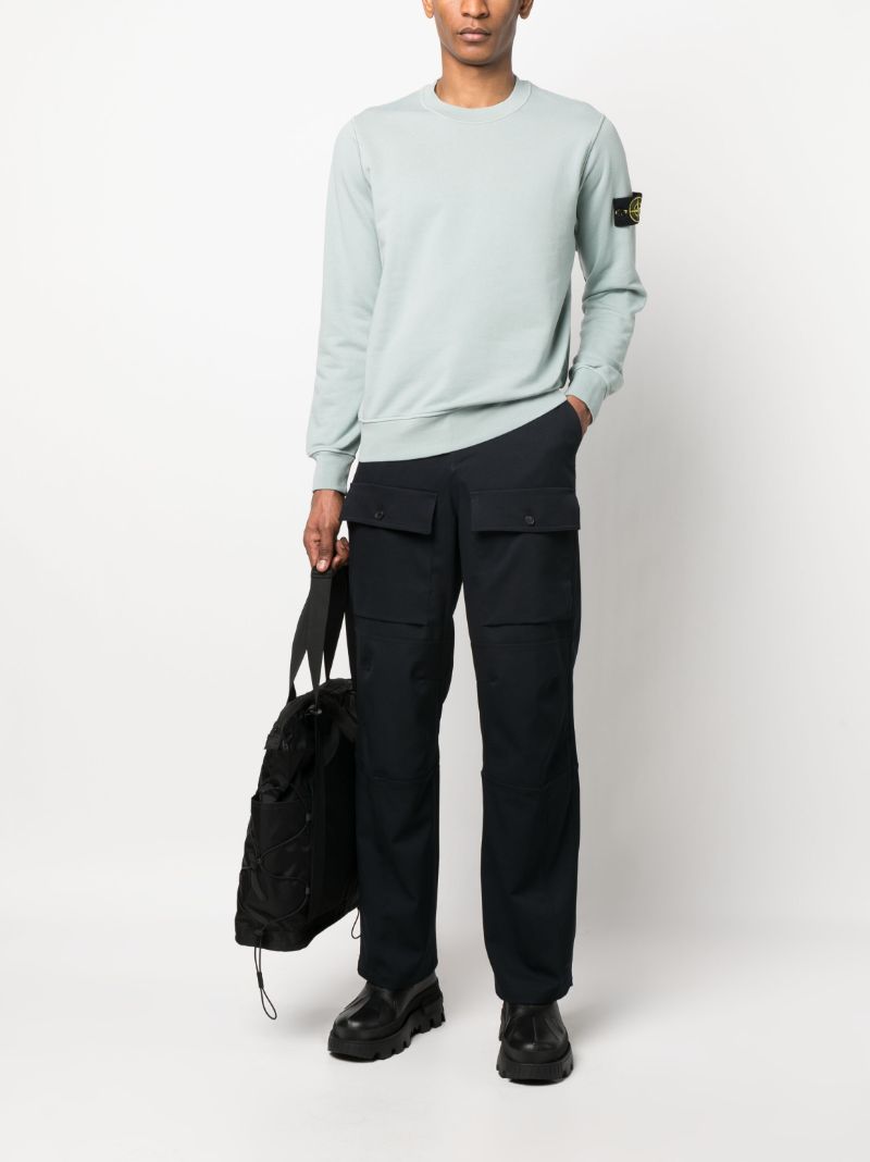 Sky Blue Cotton Sweatshirt