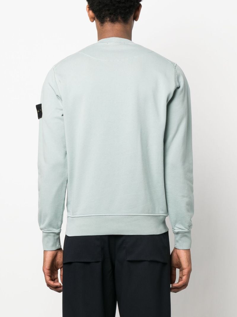 Sky Blue Cotton Sweatshirt