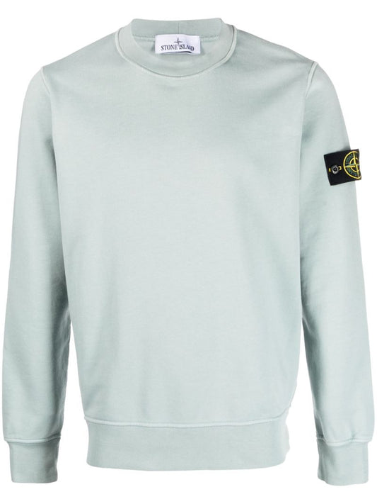 Sky Blue Cotton Sweatshirt
