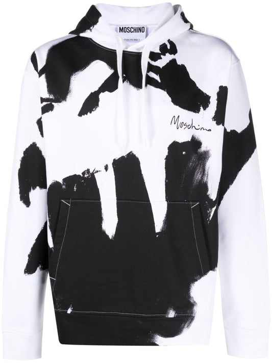 X Tony Viramontes White Printed Hoodie