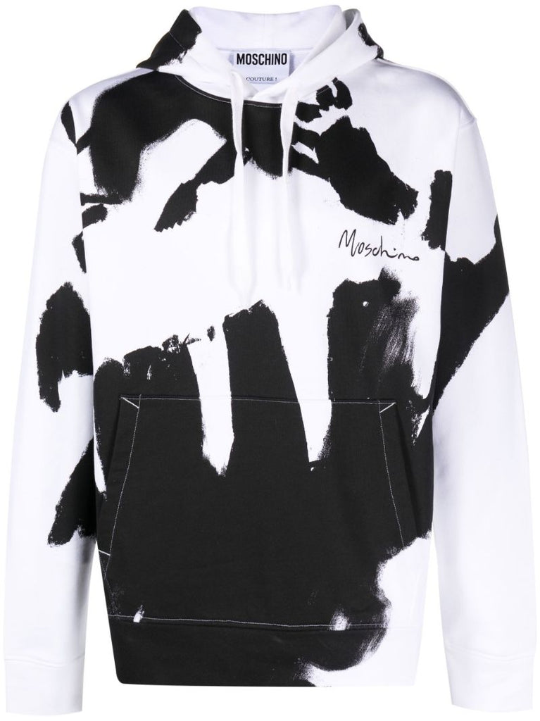 X Tony Viramontes White Printed Hoodie