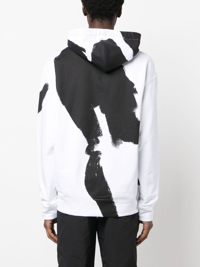 X Tony Viramontes White Printed Hoodie
