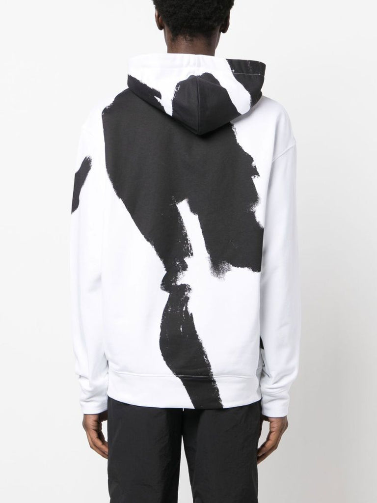 X Tony Viramontes White Printed Hoodie