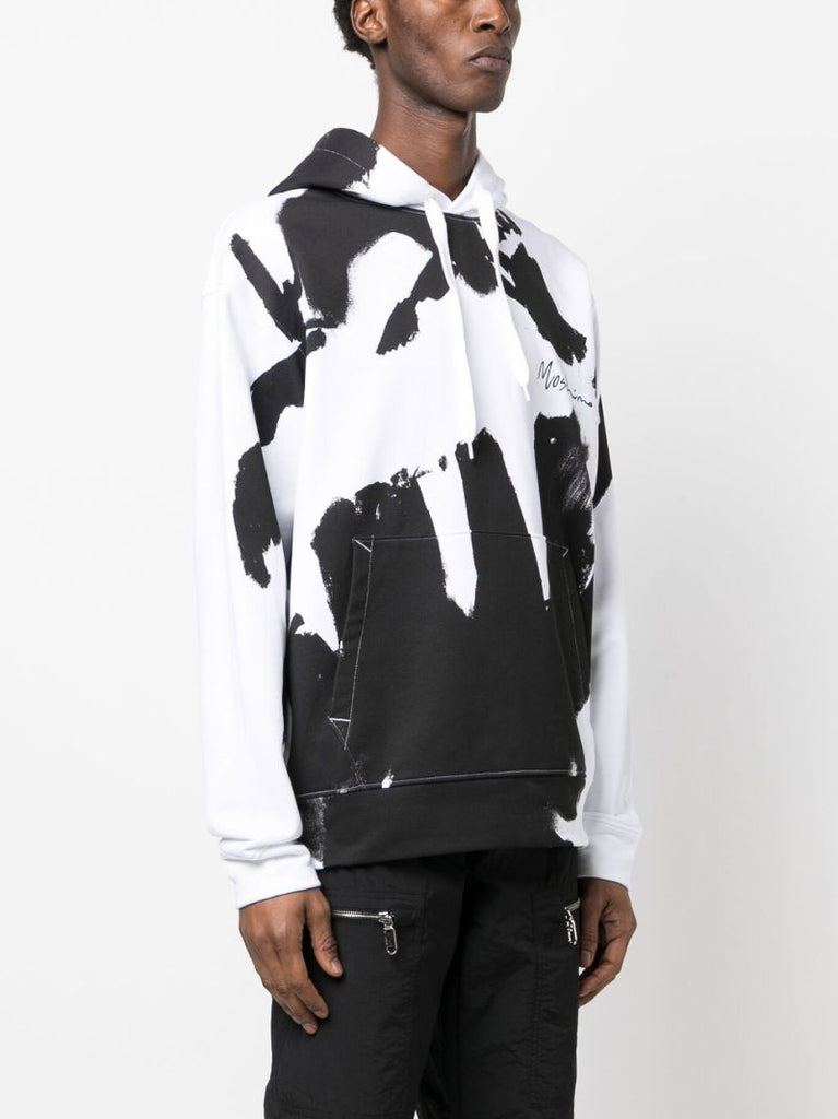 X Tony Viramontes White Printed Hoodie
