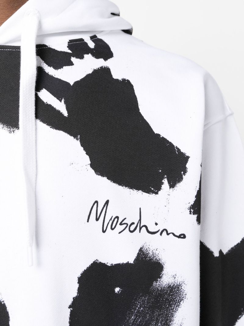 X Tony Viramontes White Printed Hoodie