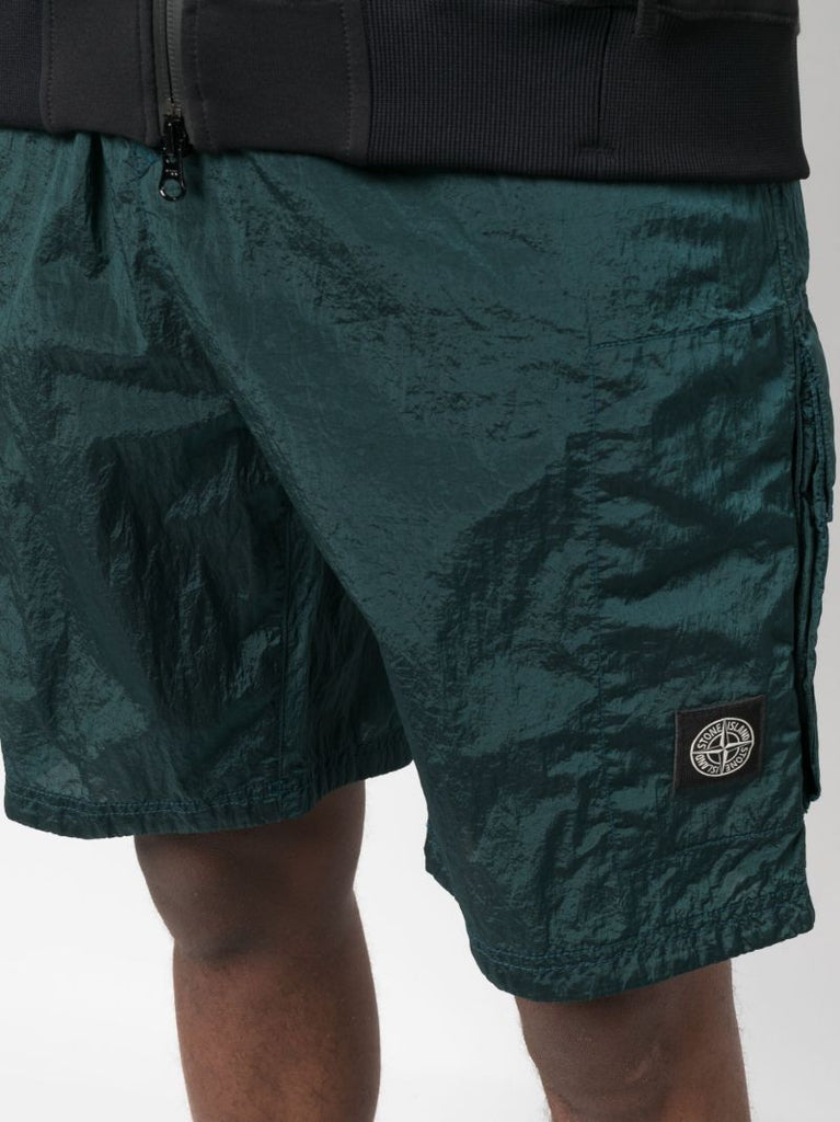 Green Cargo Shorts