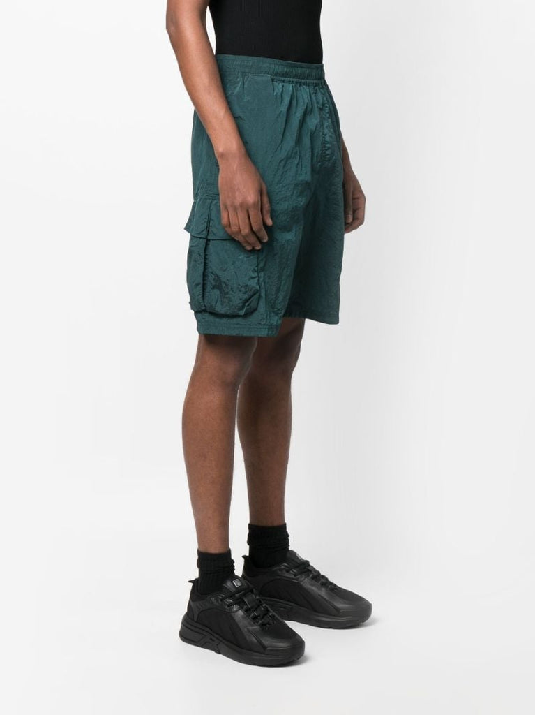 Green Cargo Shorts