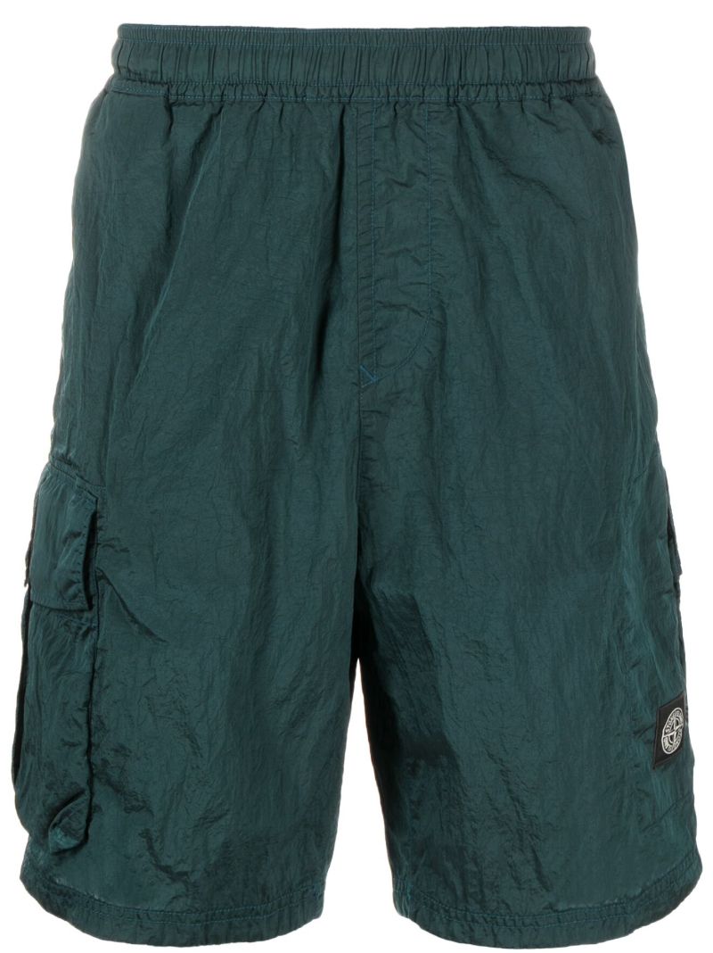 Green Cargo Shorts