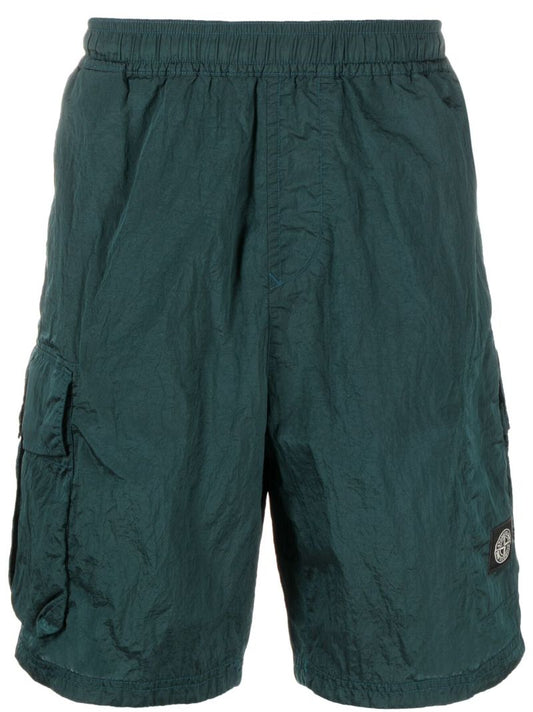Green Cargo Shorts