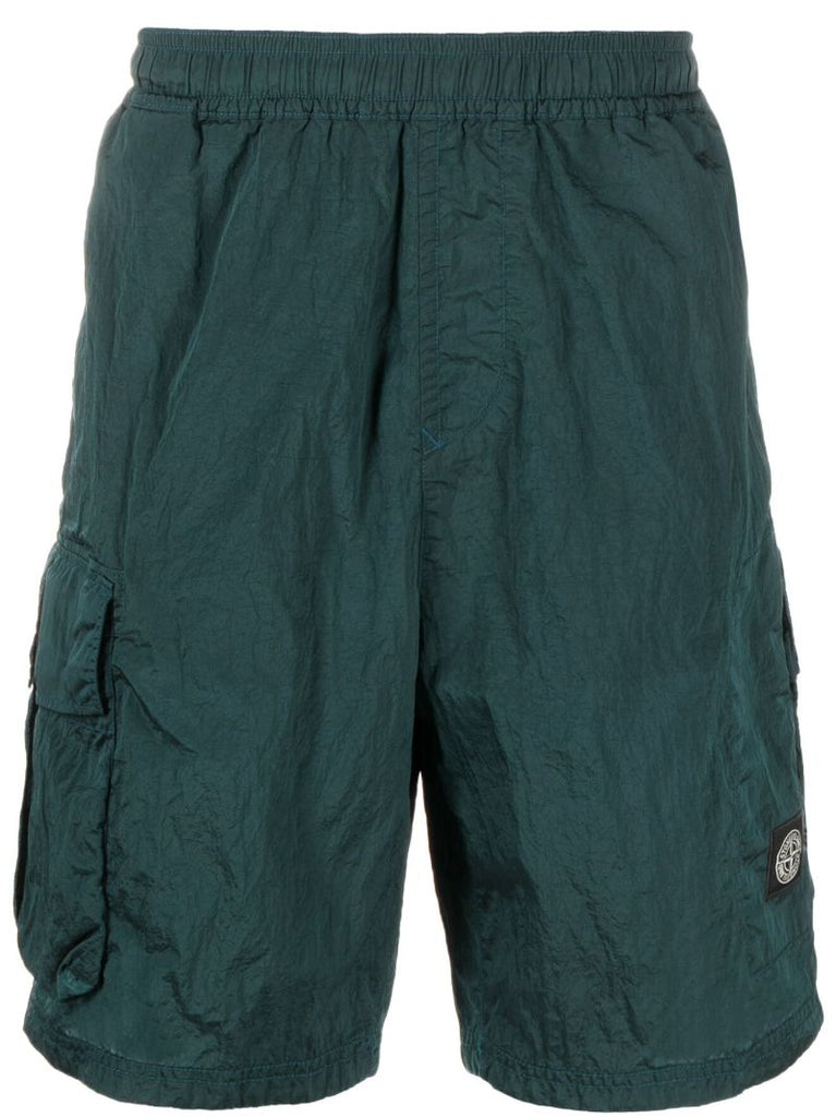 Green Cargo Shorts