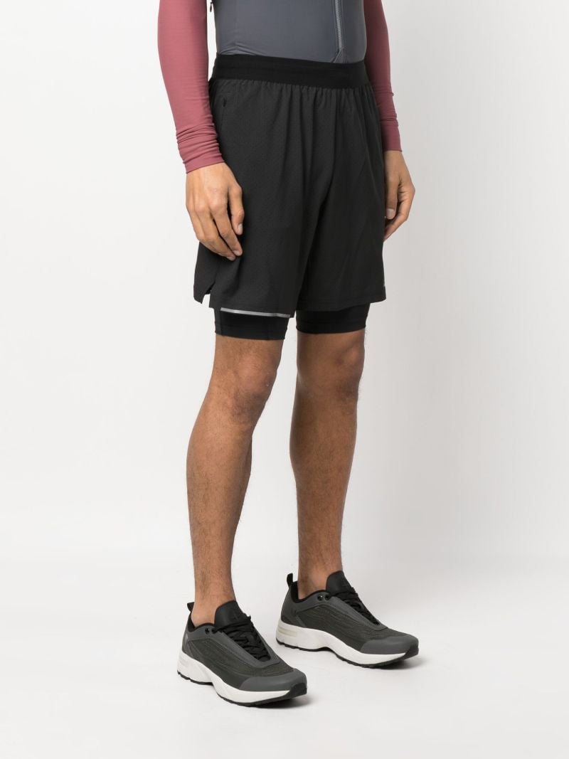 Black Aero 7 Inch Shorts