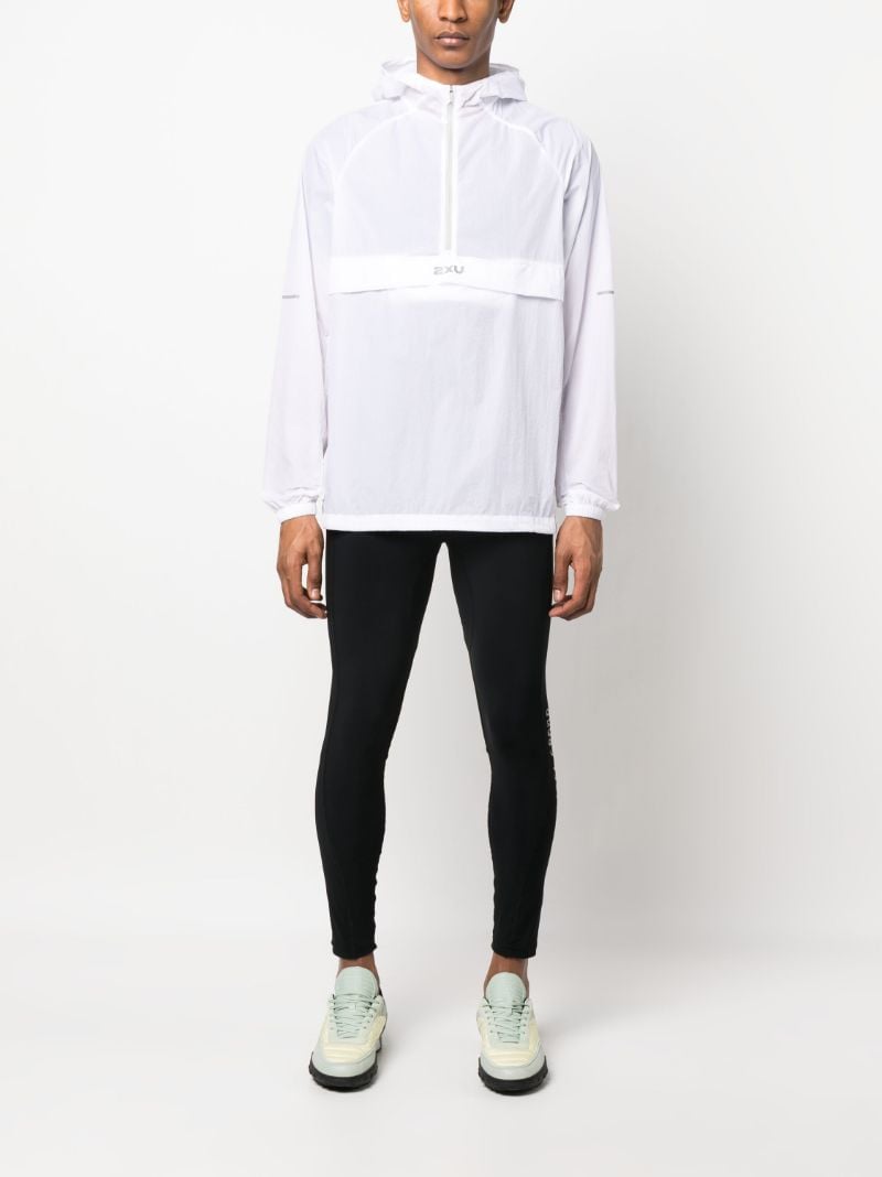 White Aero Logo Print Jacket