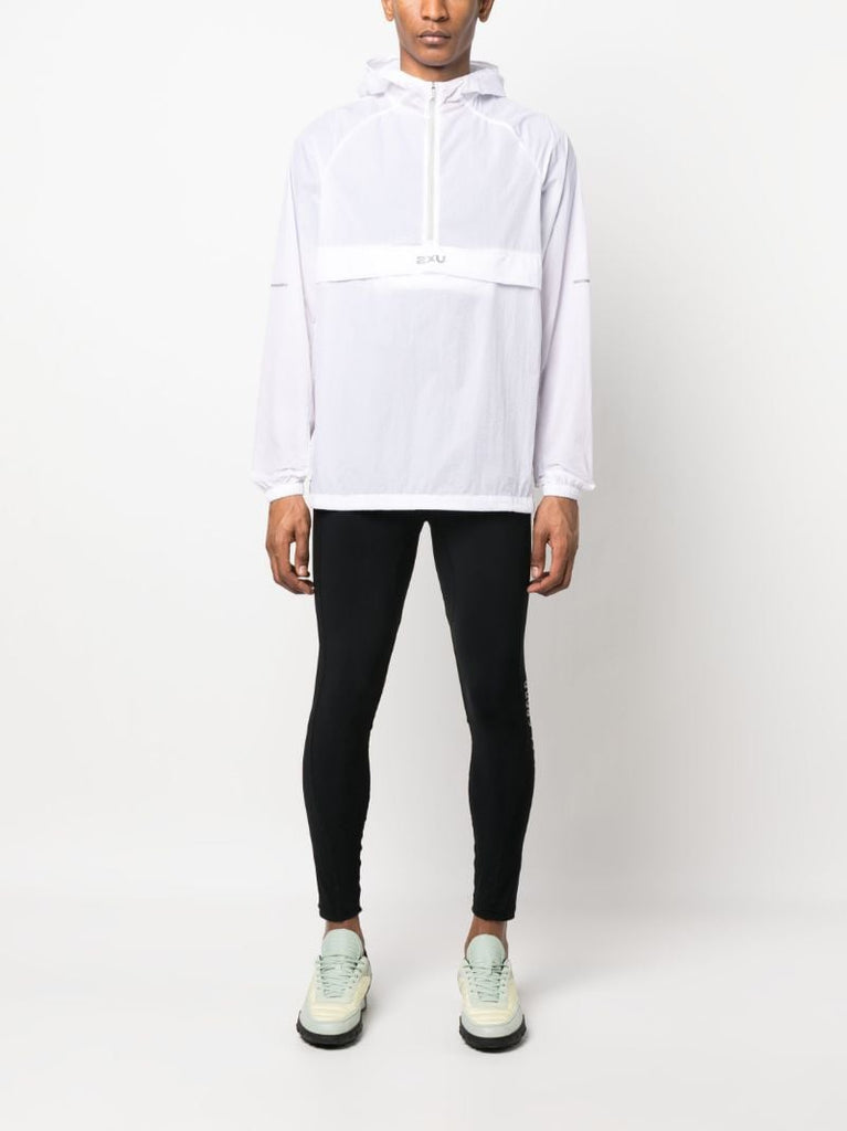 White Aero Logo Print Jacket