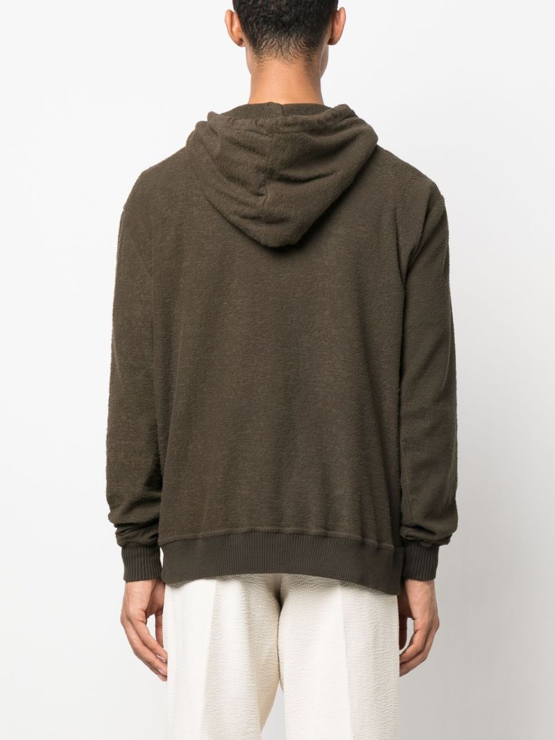 Brown Yfir Cotton Hoodie