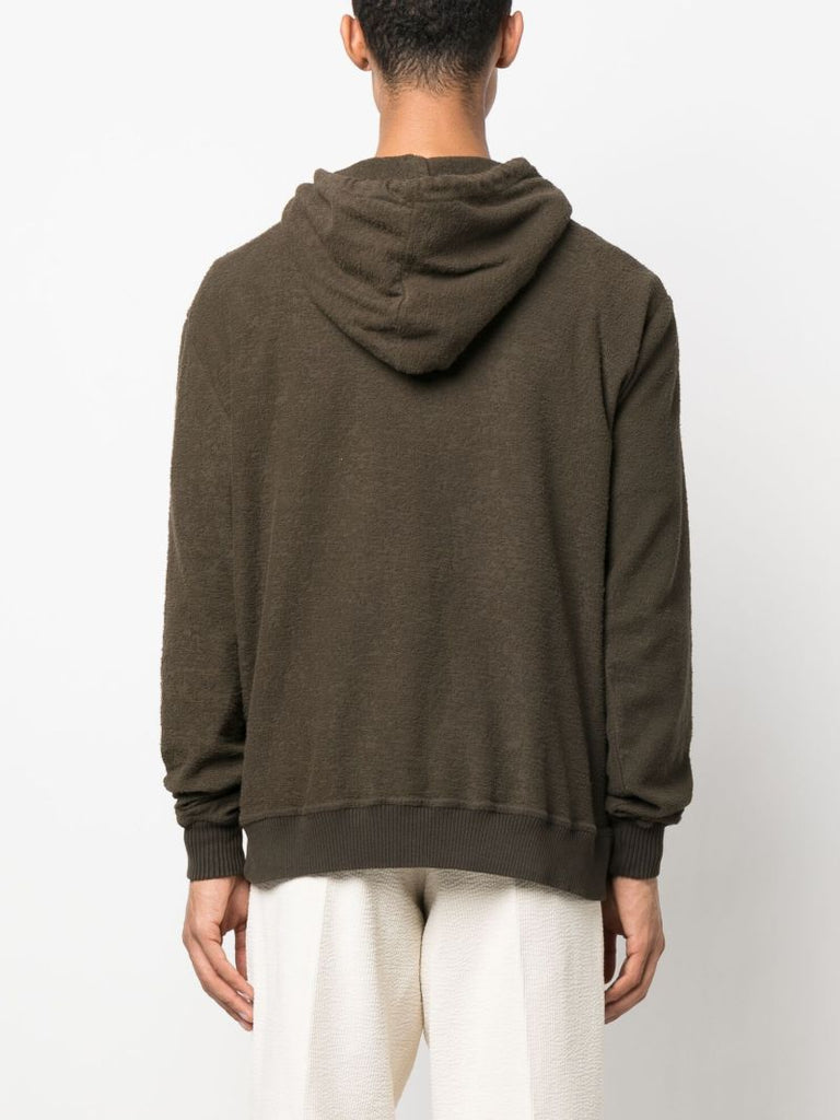 Brown Yfir Cotton Hoodie